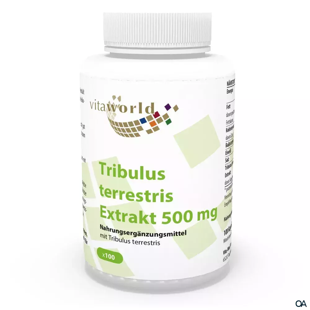 Vitaworld Tribulus Terrestris Extrakt 500 mg Kapseln