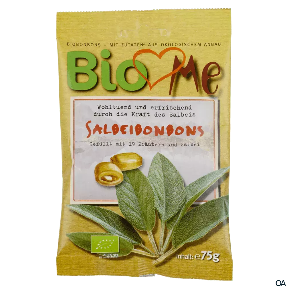 BIO loves Me Bio-Bonbons gefüllt mit 19 Kräutern und Salbei