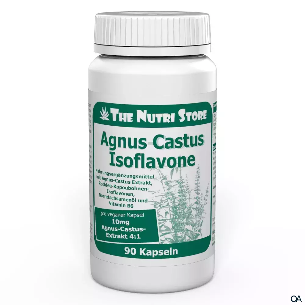 The Nutri Store Agnus Castus Isoflavone Kapseln