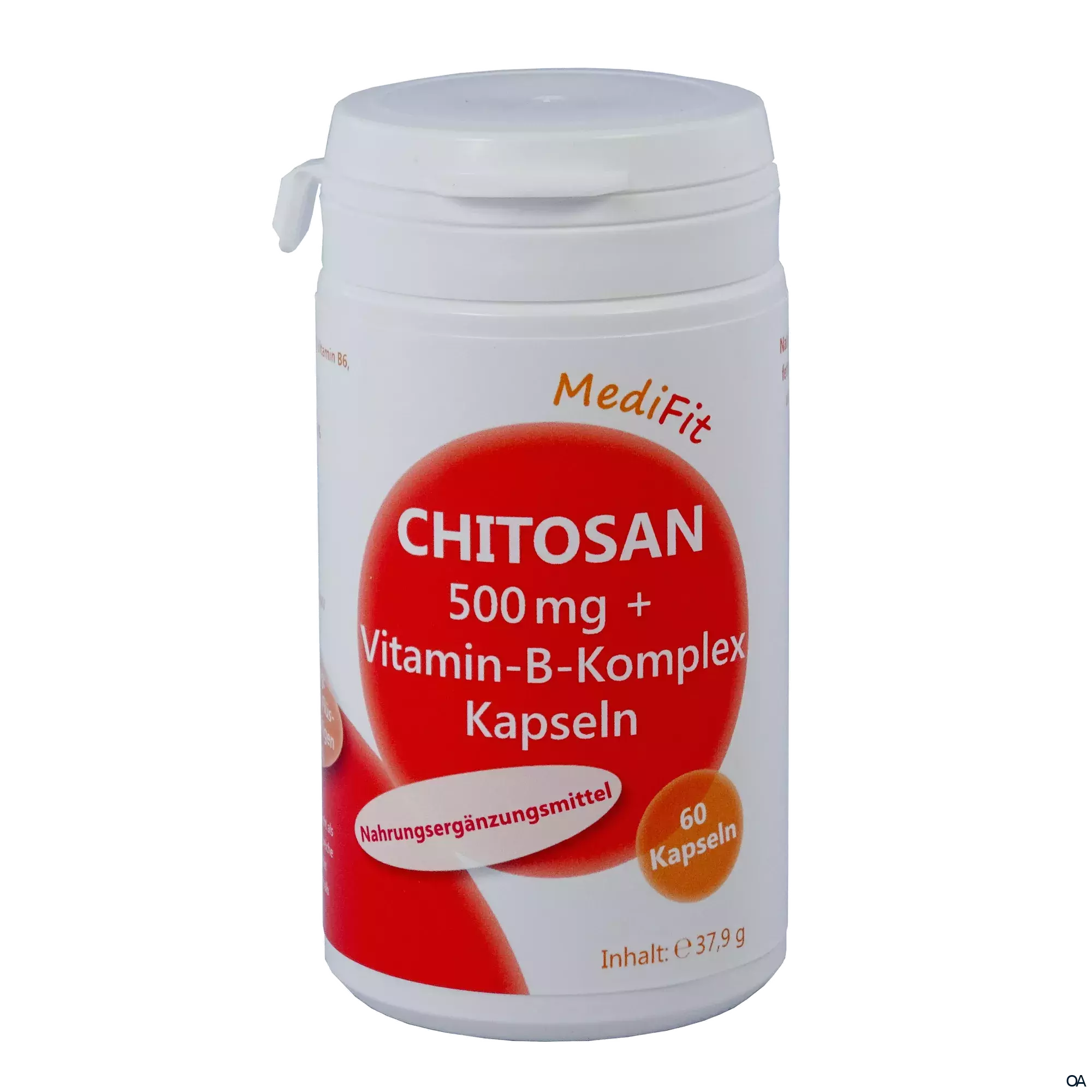 MediFit Chitosan 500 mg + Vitamin-B-Komplex Kapseln