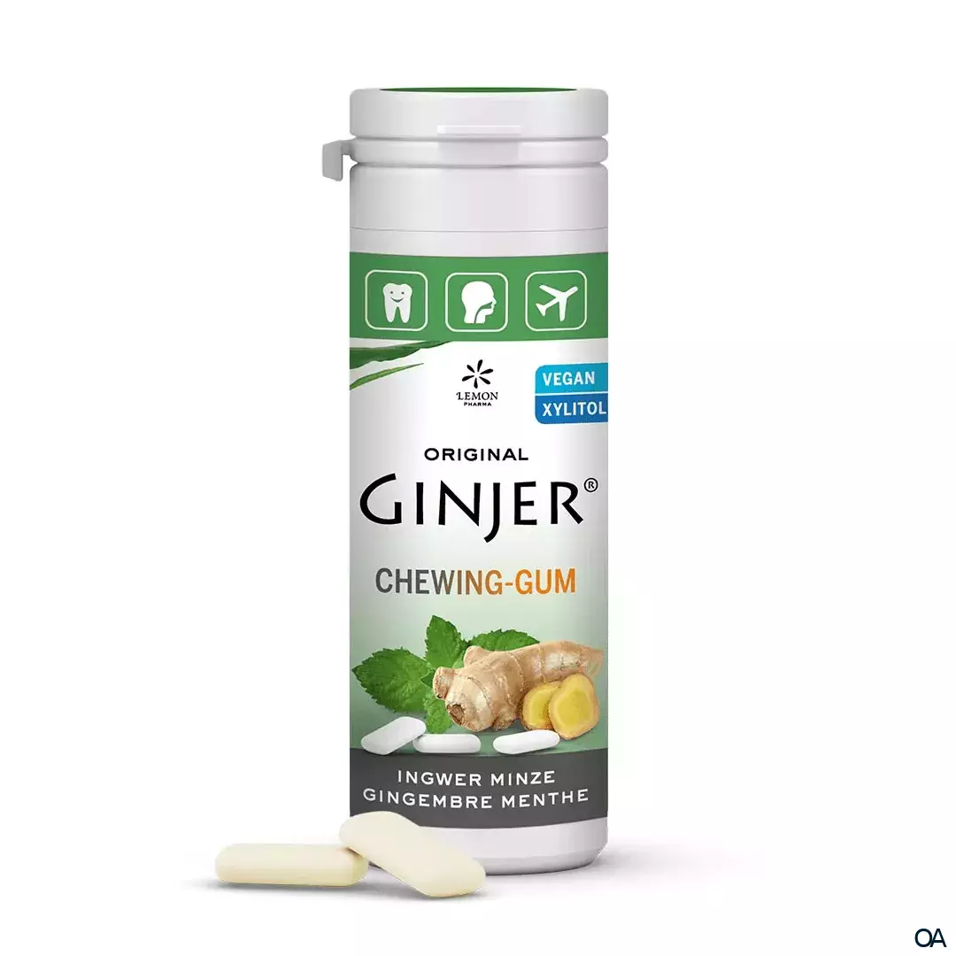 Lemon Pharma Ginjer® Ingwerkaugummi - Minze