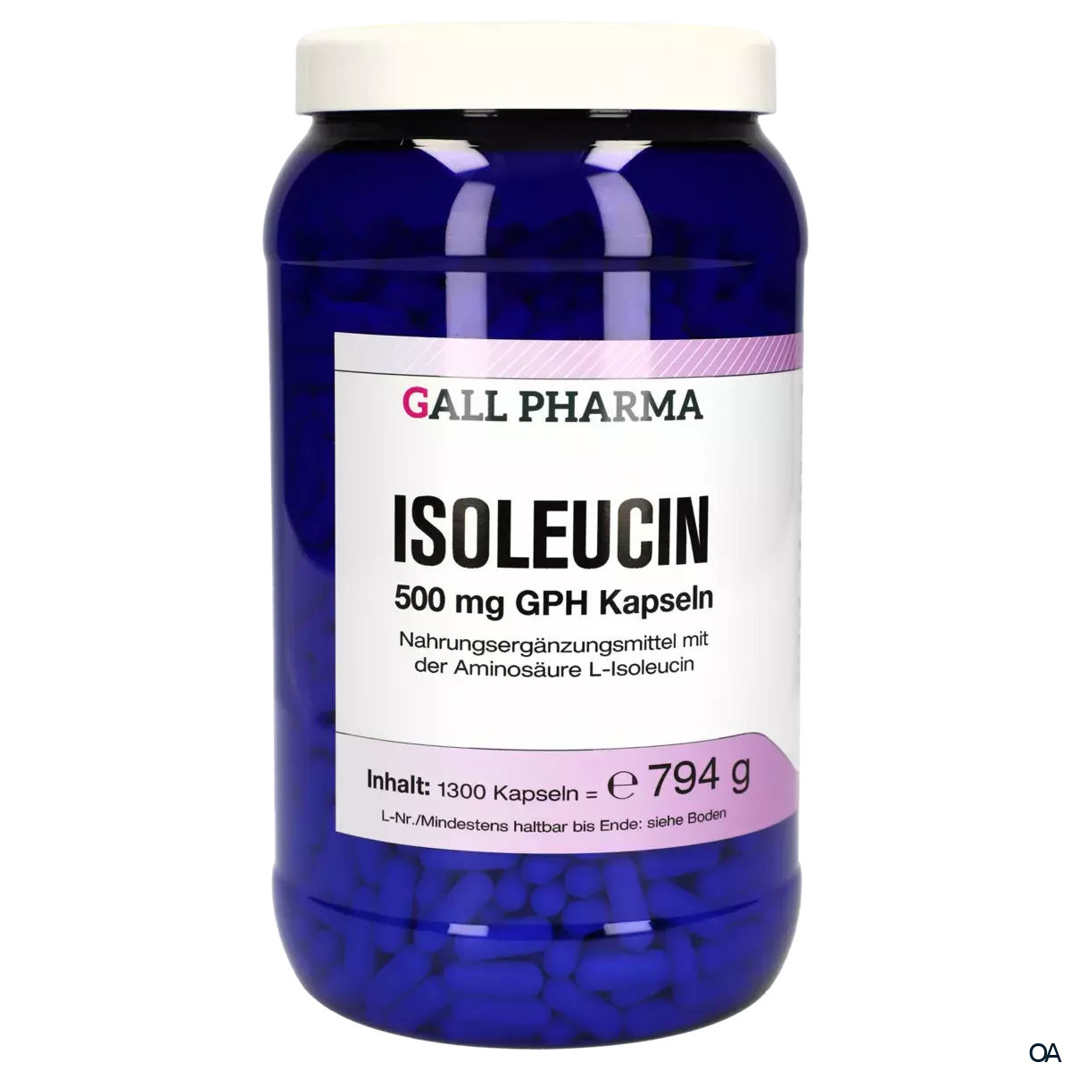 Gall Pharma Isoleucin 500 mg Kapseln