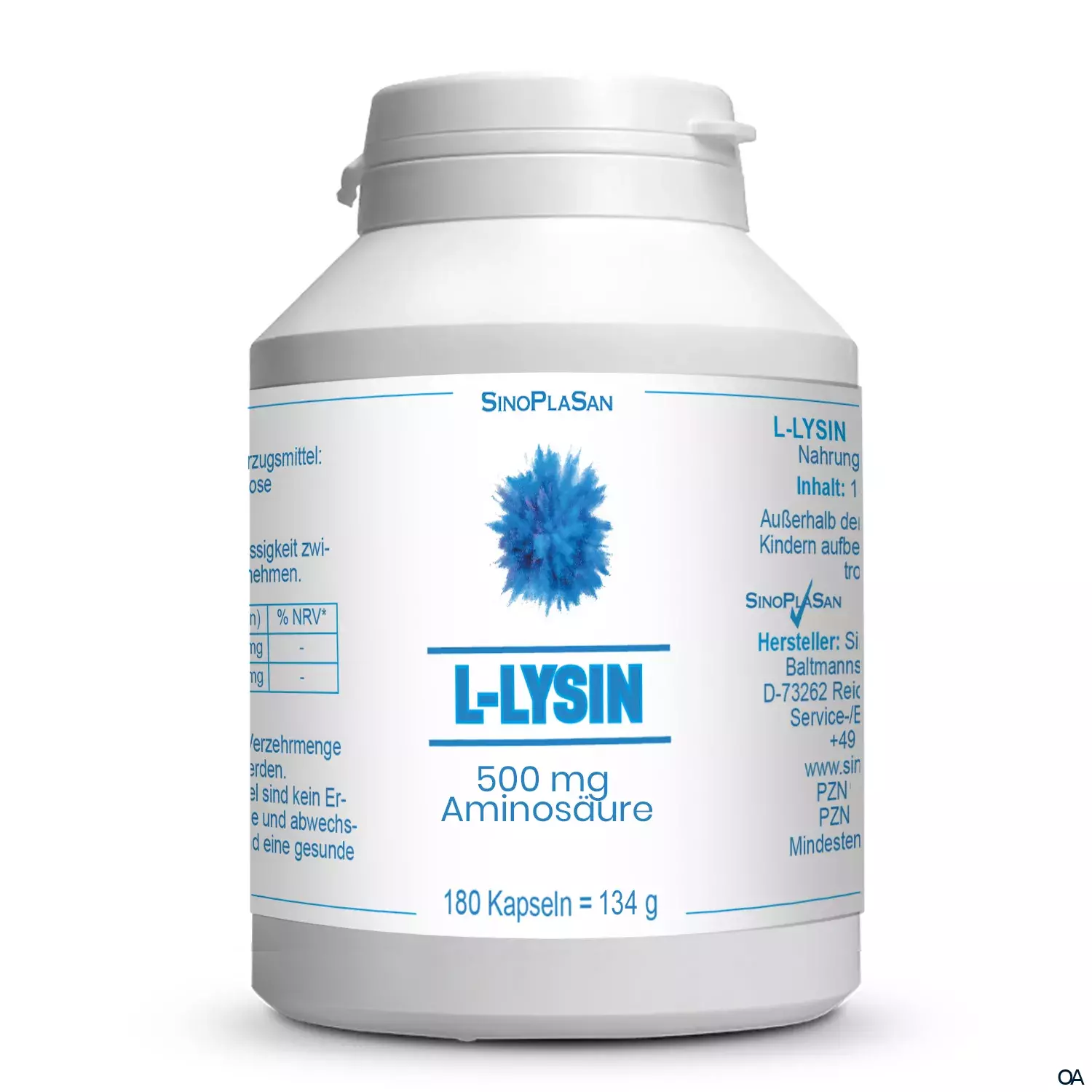 SinoPlaSan L-Lysin 500 mg MONO Kapseln